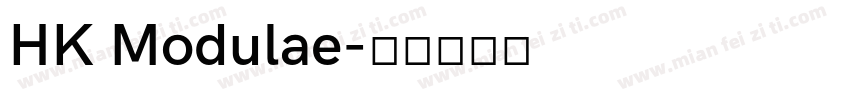 HK Modulae字体转换